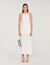 Robe longue perlée