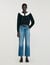 Cardigan with contrast collar