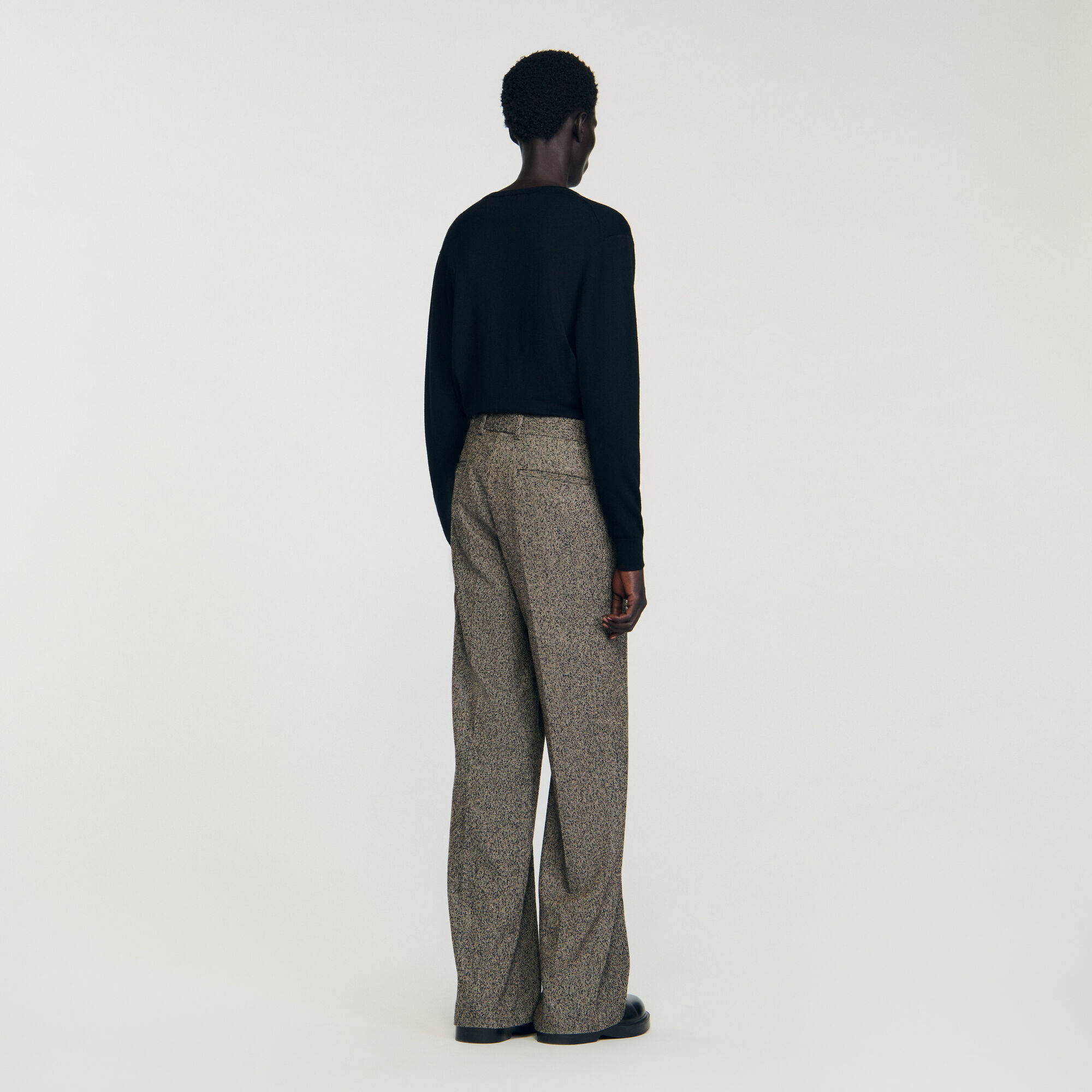 Pantalon de costume large 