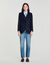 Taillierter gestreifter Blazer