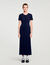 Robe longue en maille