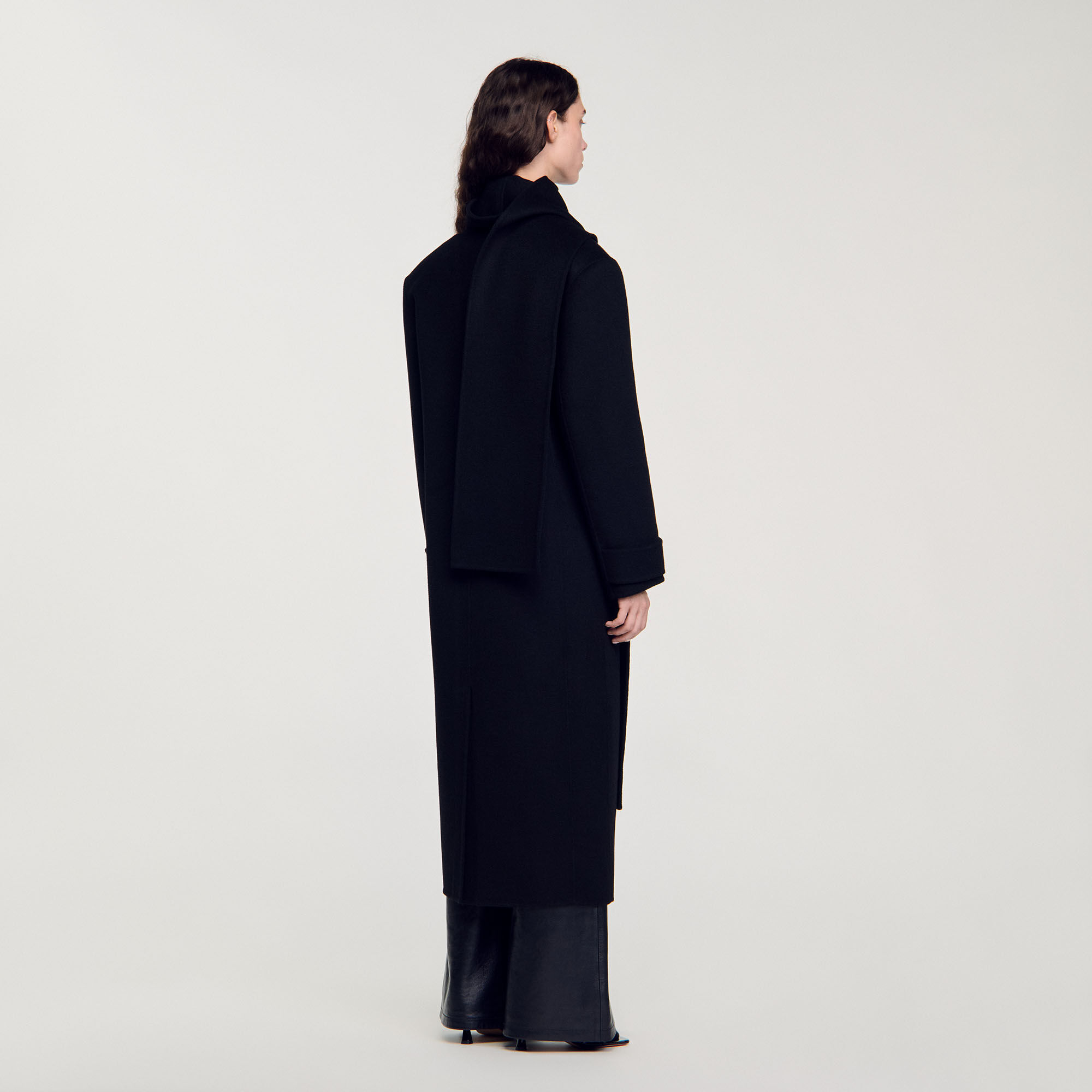 Oversize-Wollmantel