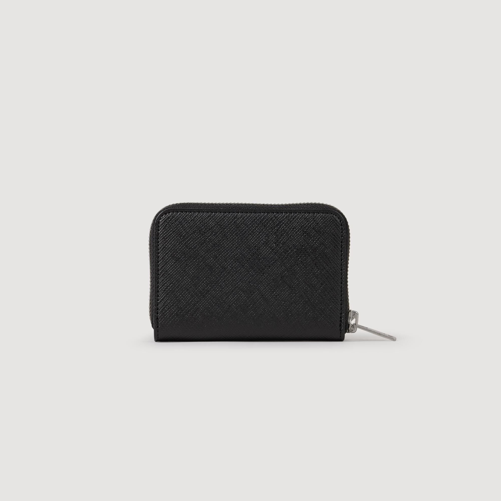 Porte-monnaie zippé à cordon