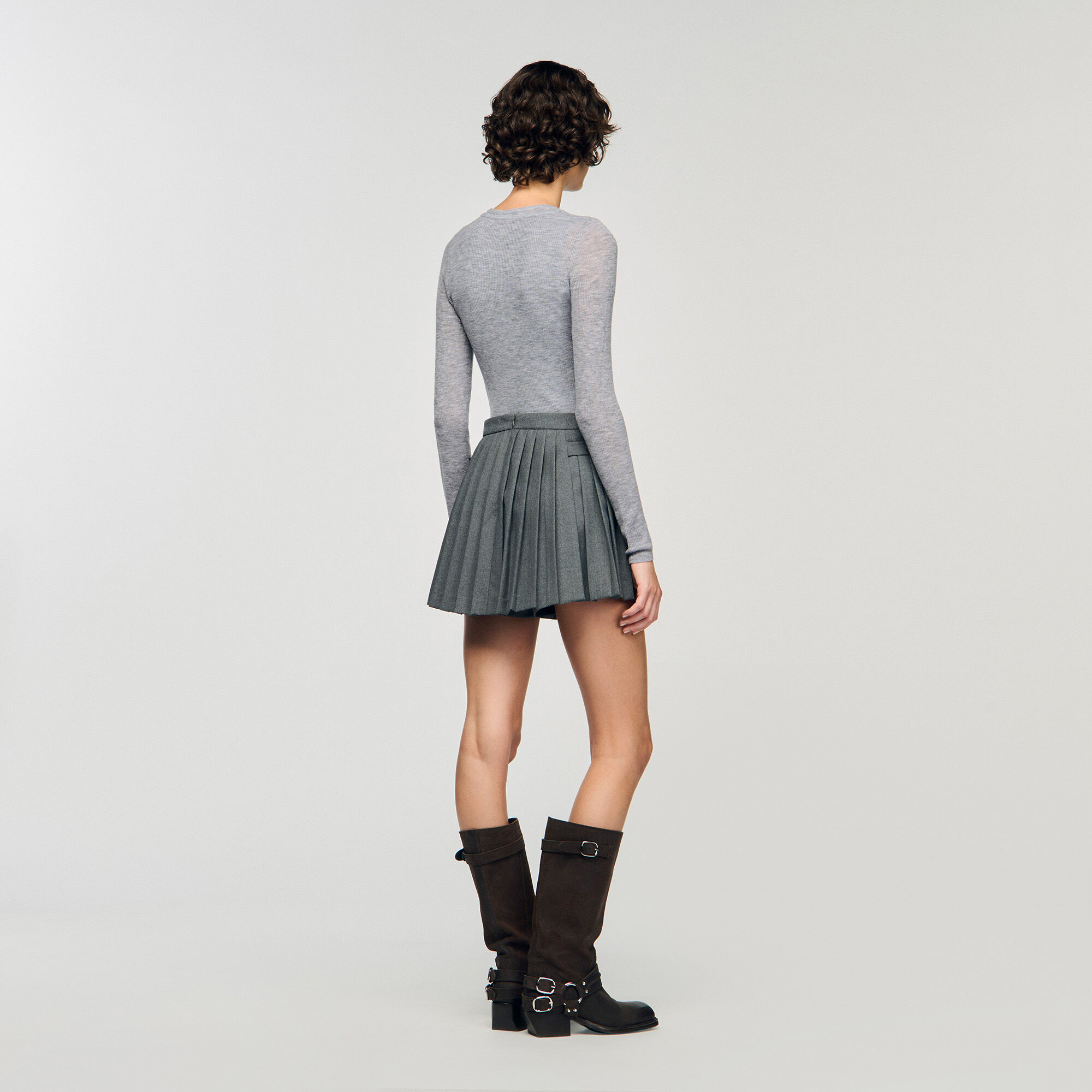 Jupe short à plis