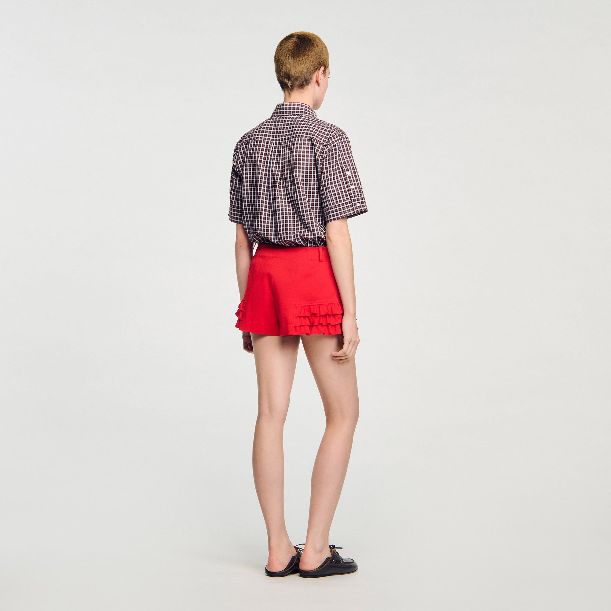 Ruffled shorts