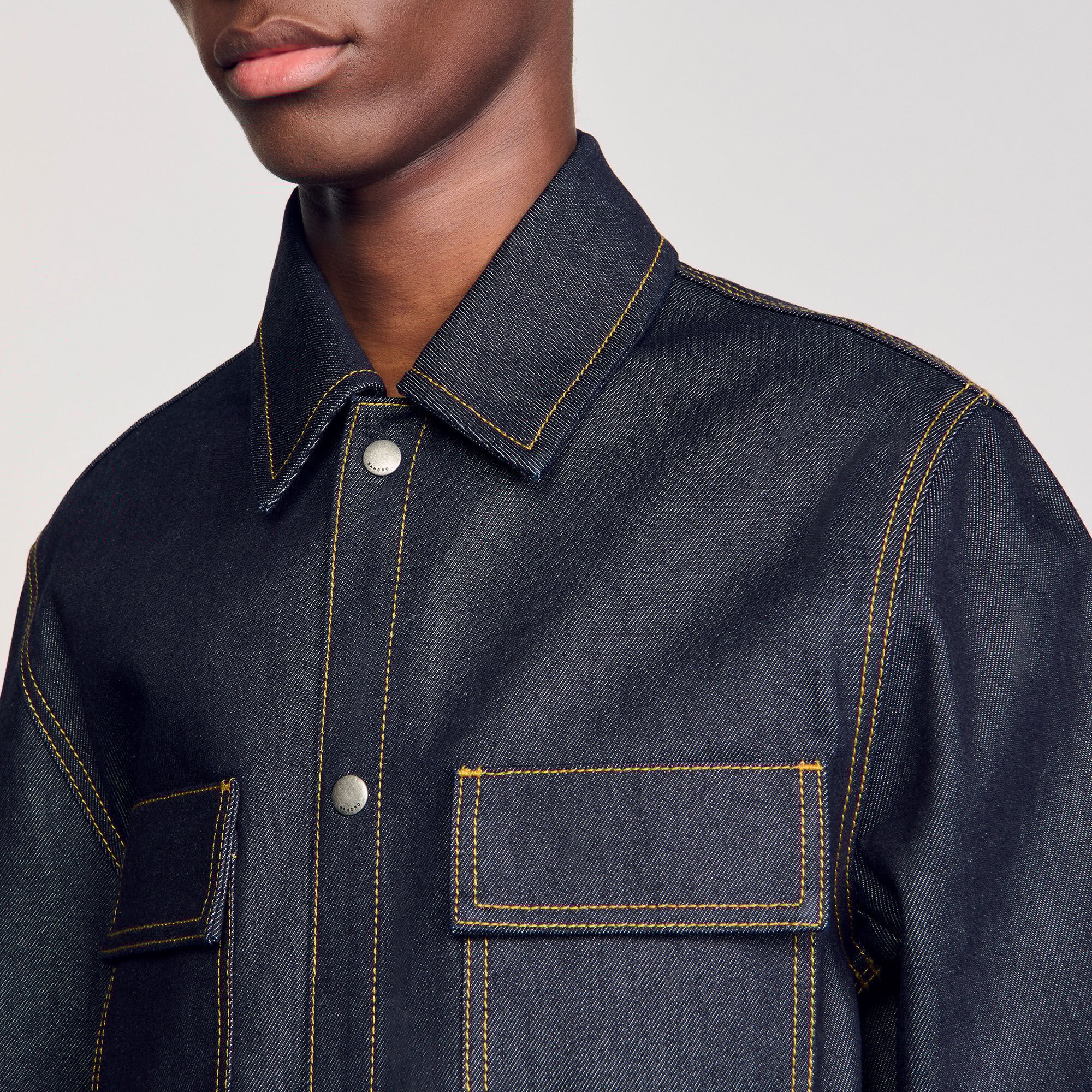Denim overshirt