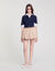 Striped bubble skirt