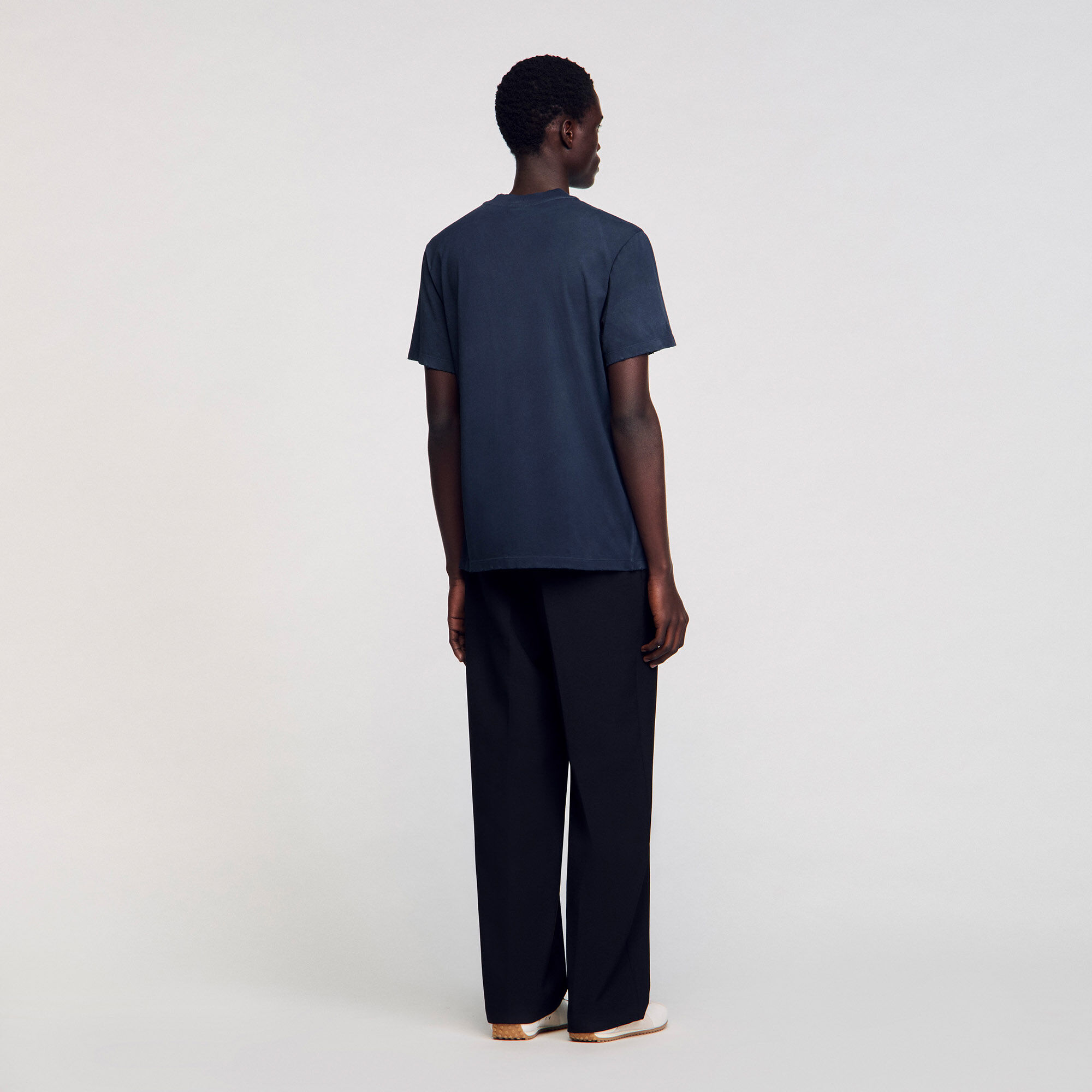 Worn-effect T-shirt