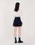 High-waisted shorts with buttons