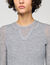 Wollpullover mit Trompe-l'œil-Effekt