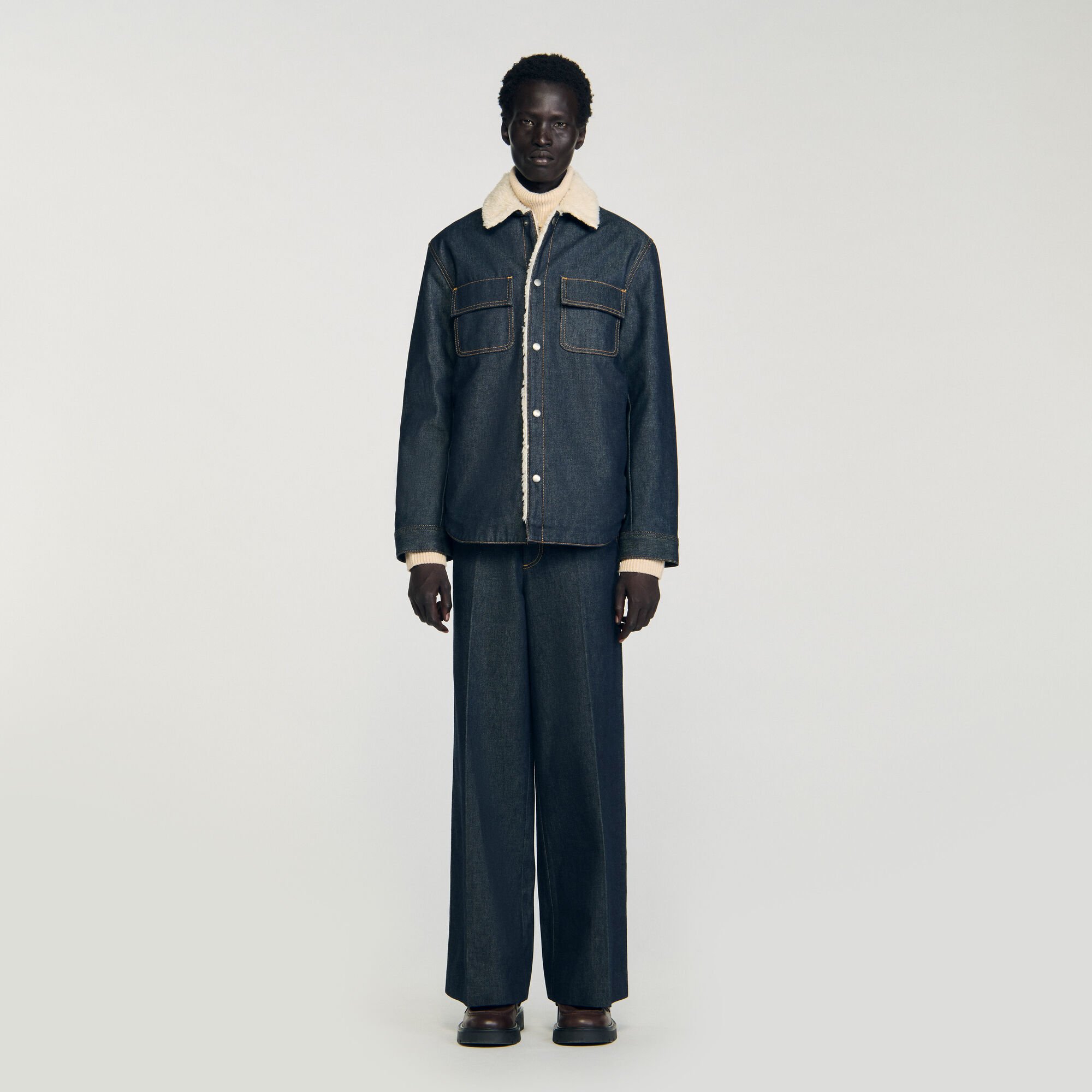 Surchemise en denim