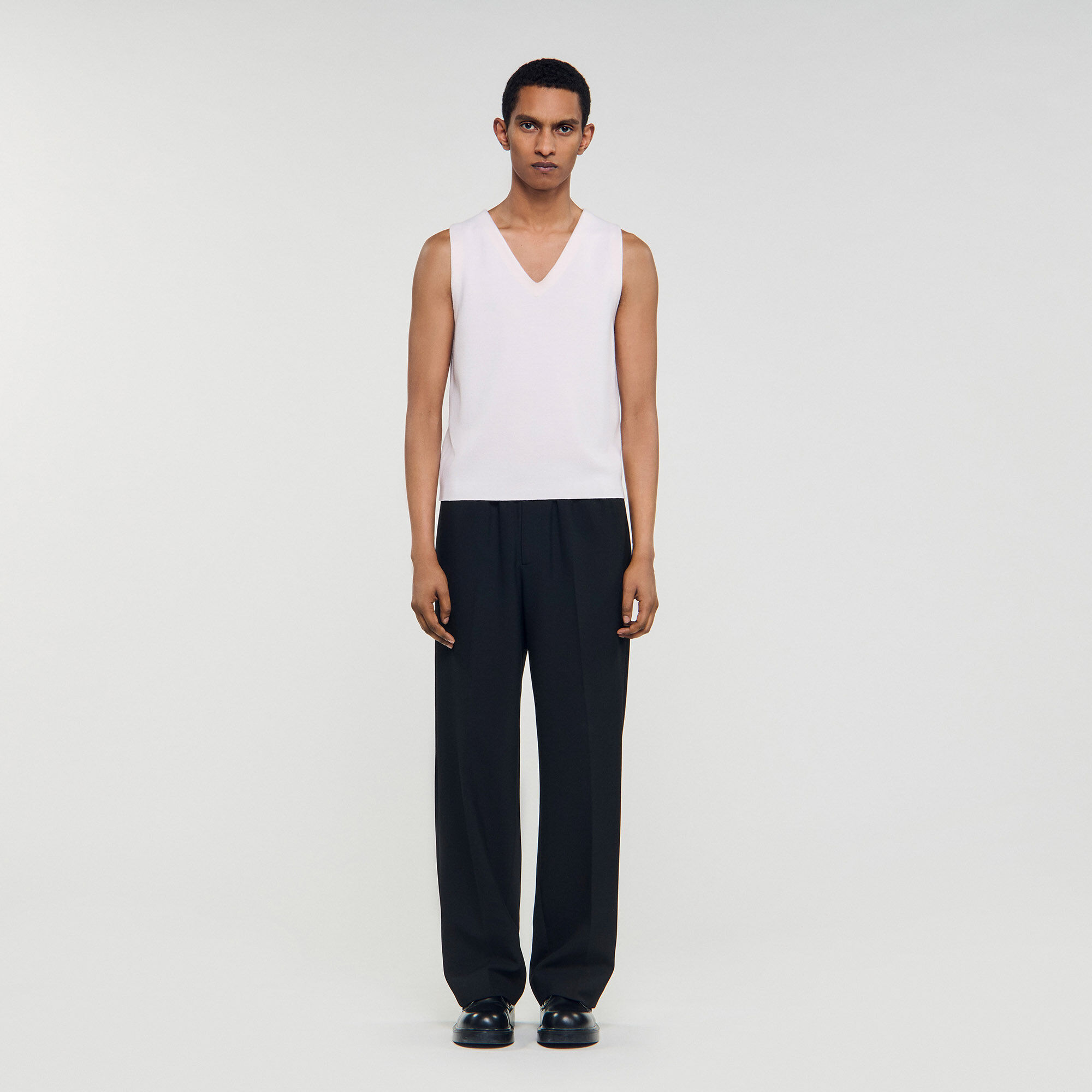 Wool vest top