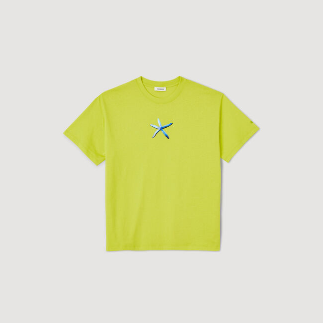 T-Shirt mit Seesternen