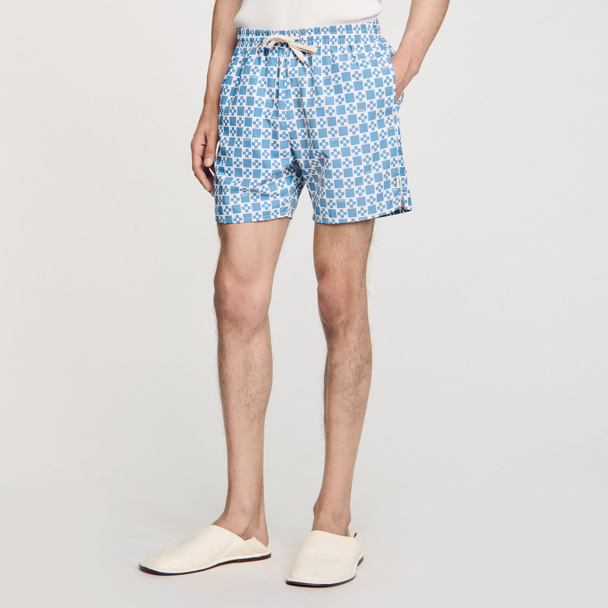 Square Cross swim shorts
