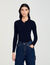 Rib knit jumper