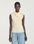 Gesmoktes T-Shirt mit Blumendetail