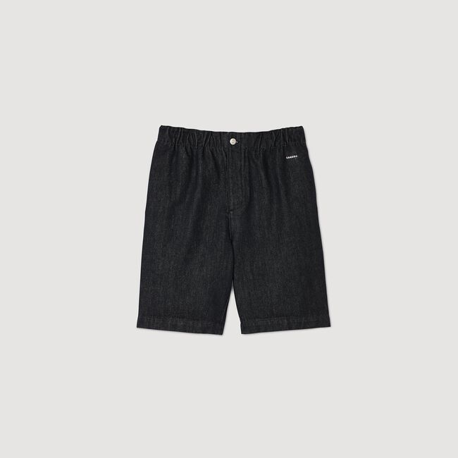 Raw denim Bermuda shorts