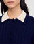 Strickpullover mit Zopfmuster