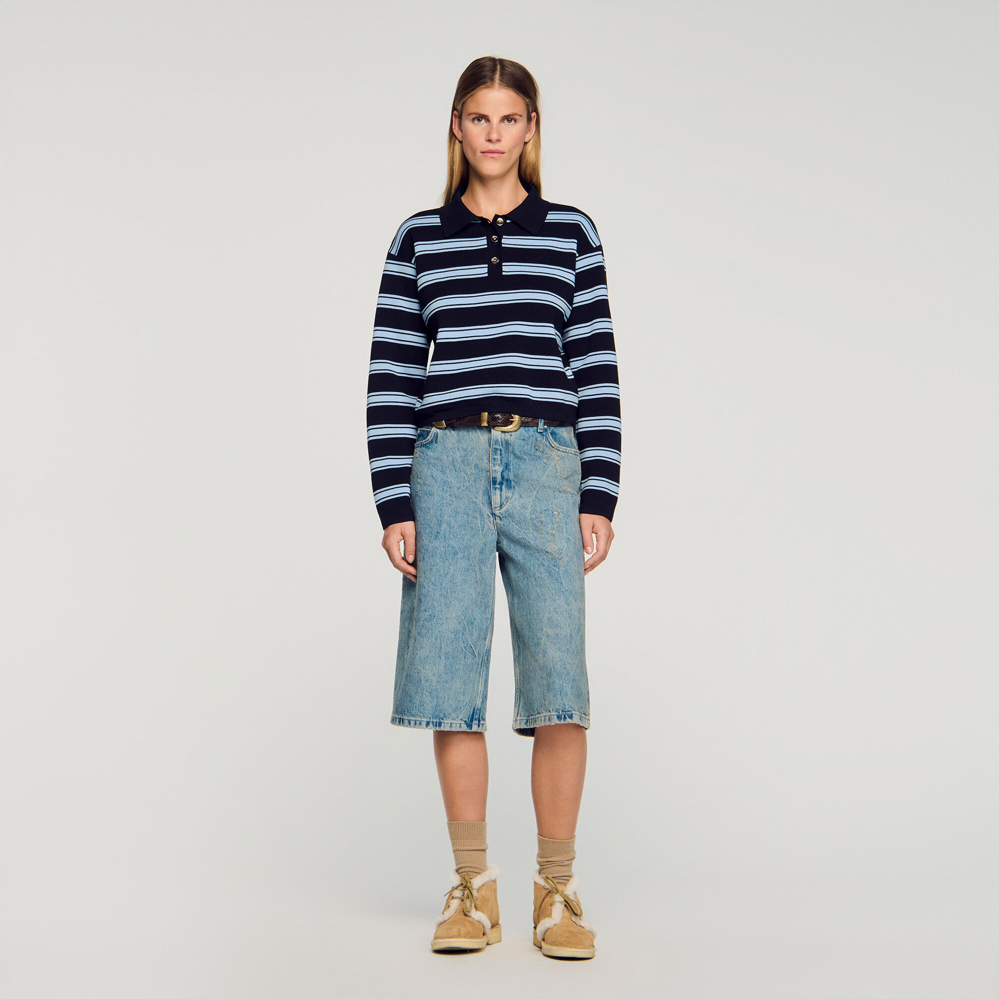 Pullover mit Streifenmuster