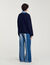 Cardigan à détails denim 