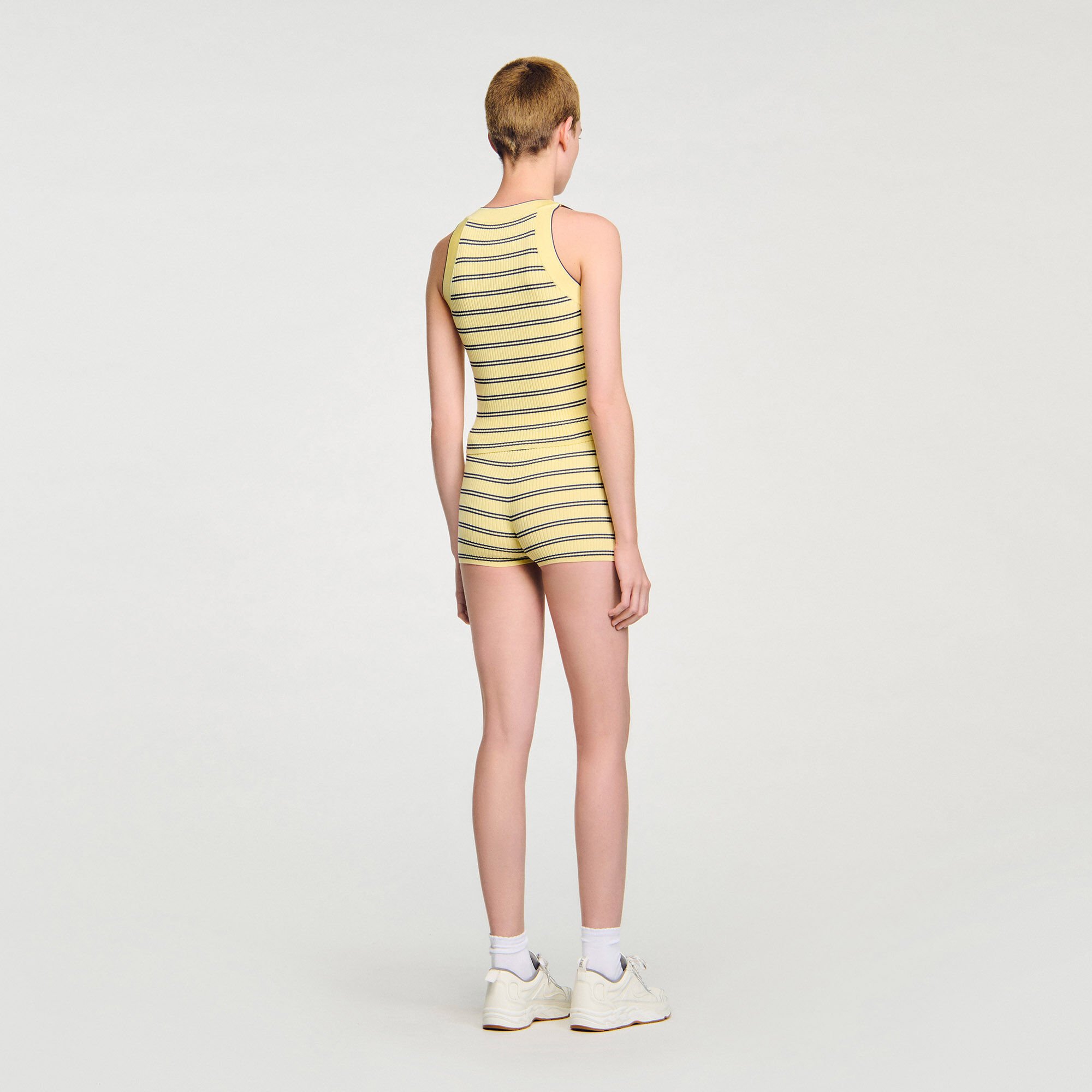 Gestreiftes Stricktop