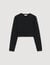 Kurzes T-Shirt mit Stickerei