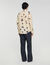 Floral print linen shirt