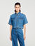 Kurzes Hemd aus Denim