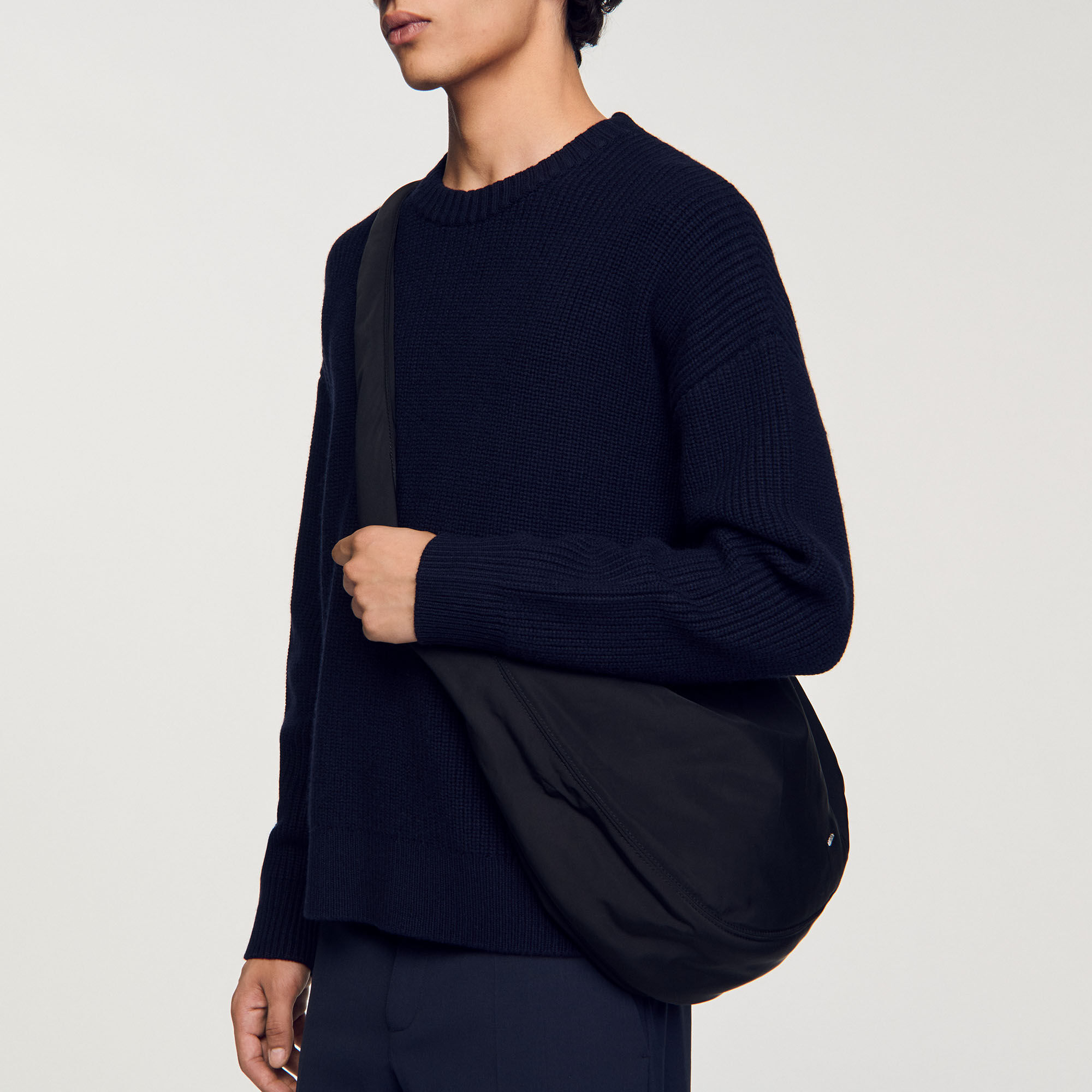 Große Hobo-Tasche aus Nylon