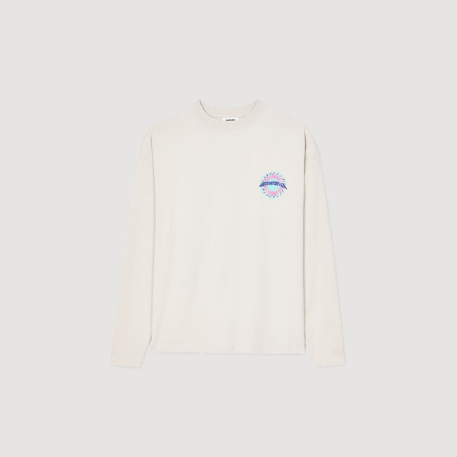 T-shirt à imprimé soleil