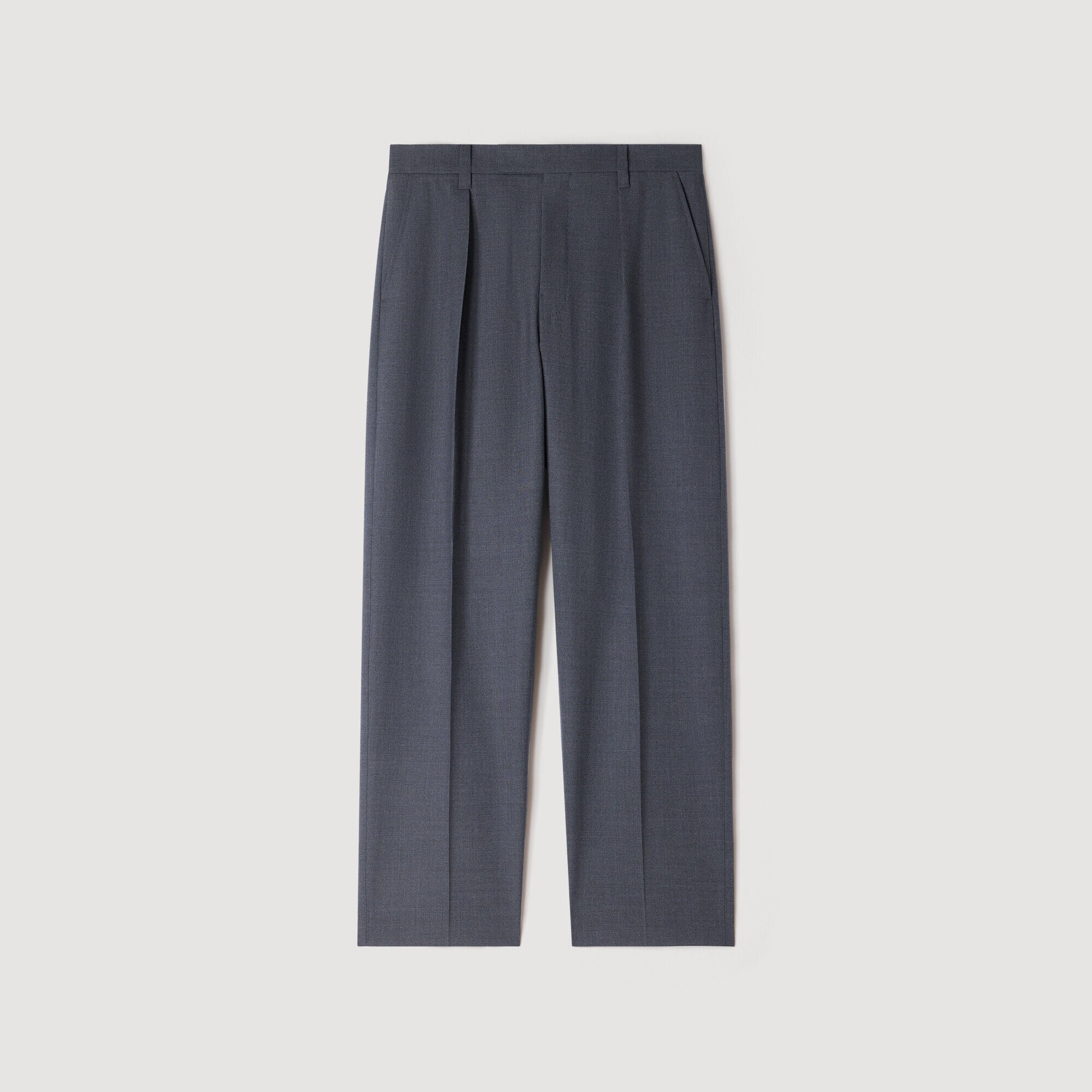 Pantalon large en laine - Homme | Sandro