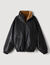 Oversize-Blouson aus Lammfell