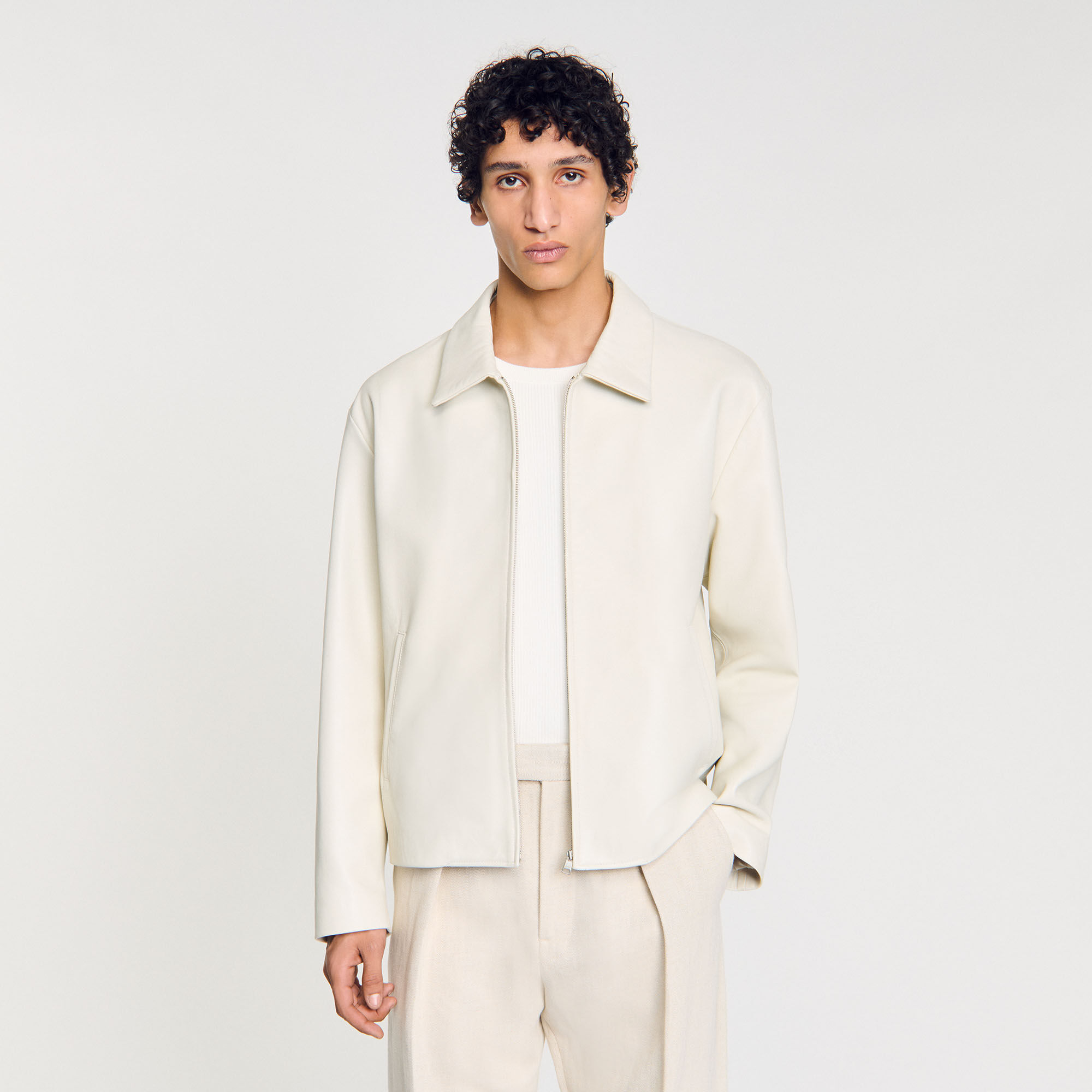 Blouson aus Leder