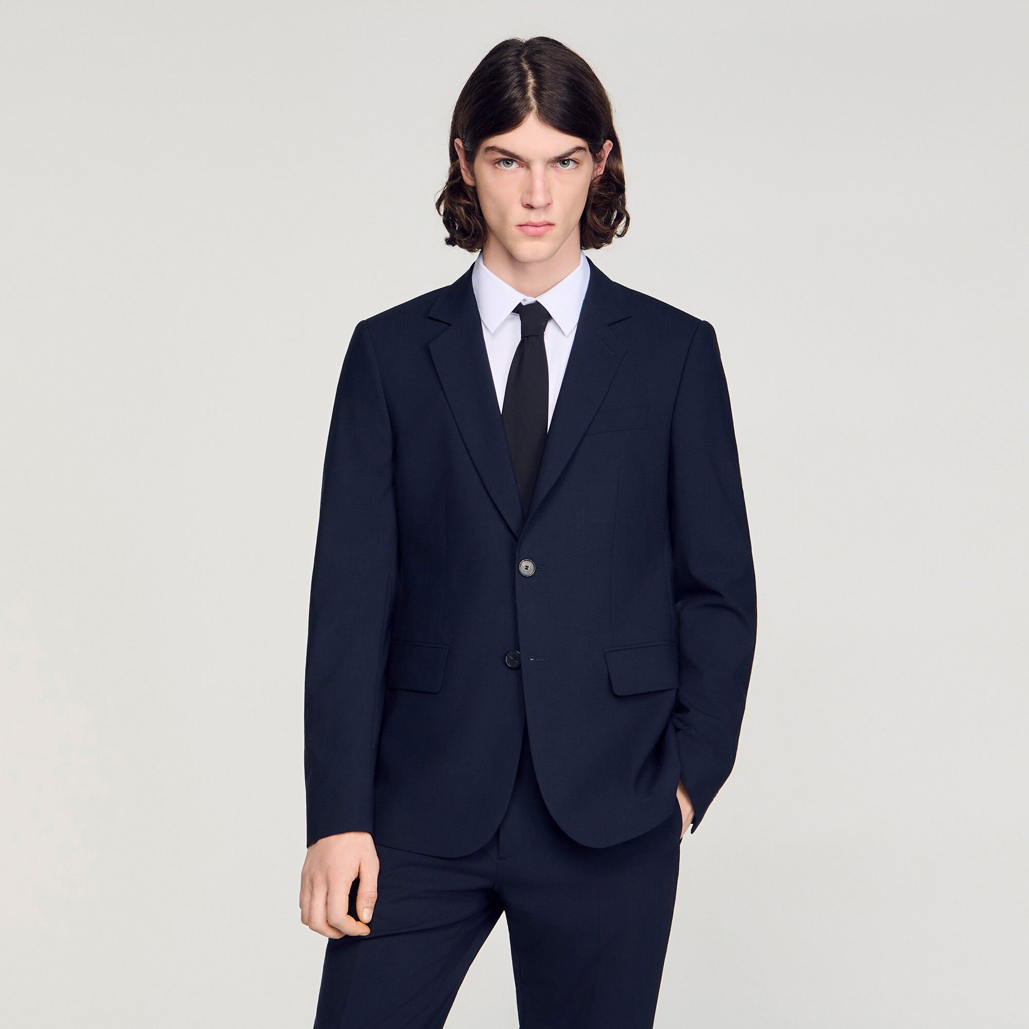 Anzugsakko mit Mikrokaros