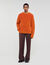 Round neck long-sleeve jumper