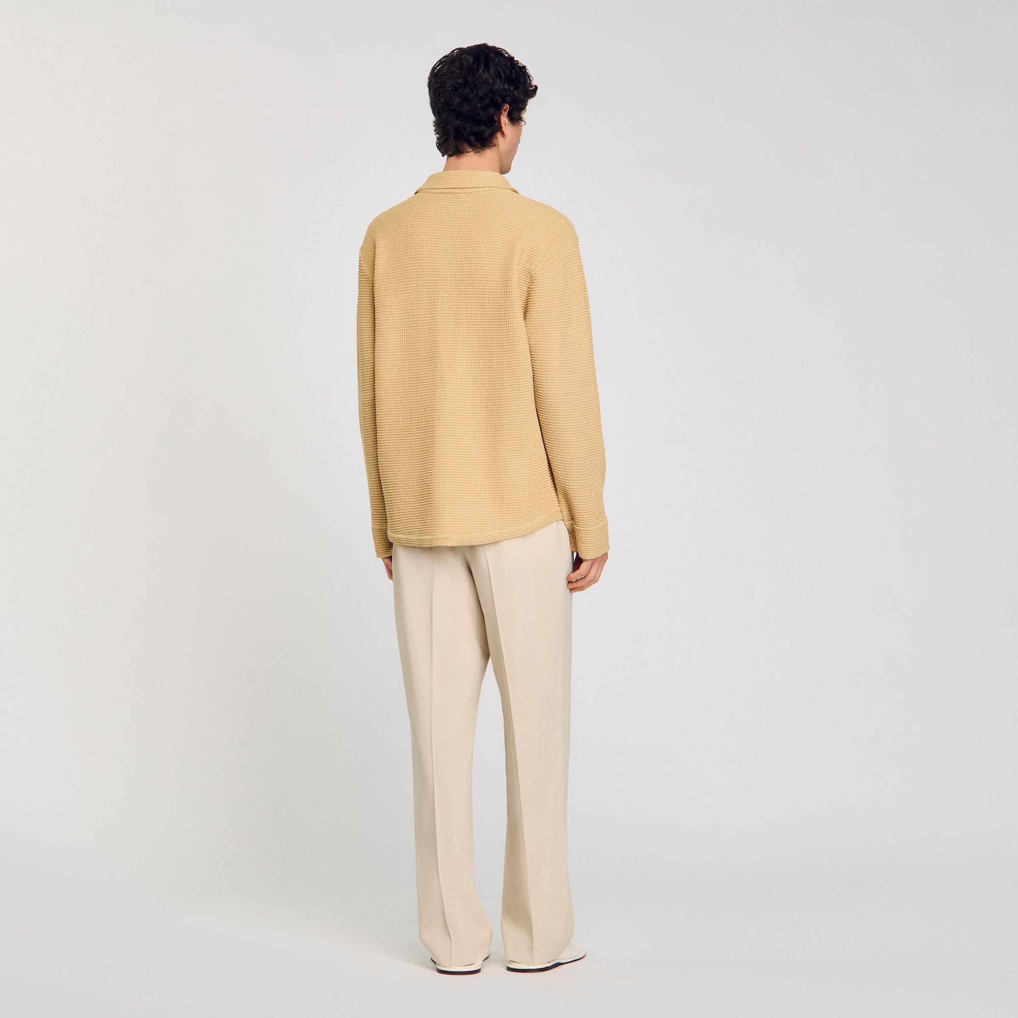 Oversize-Strickhemd