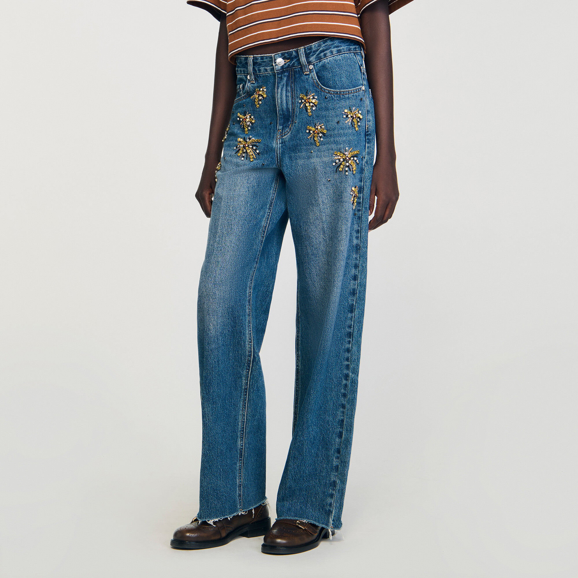 Rhinestone jeans