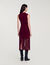Robe en maille velours 