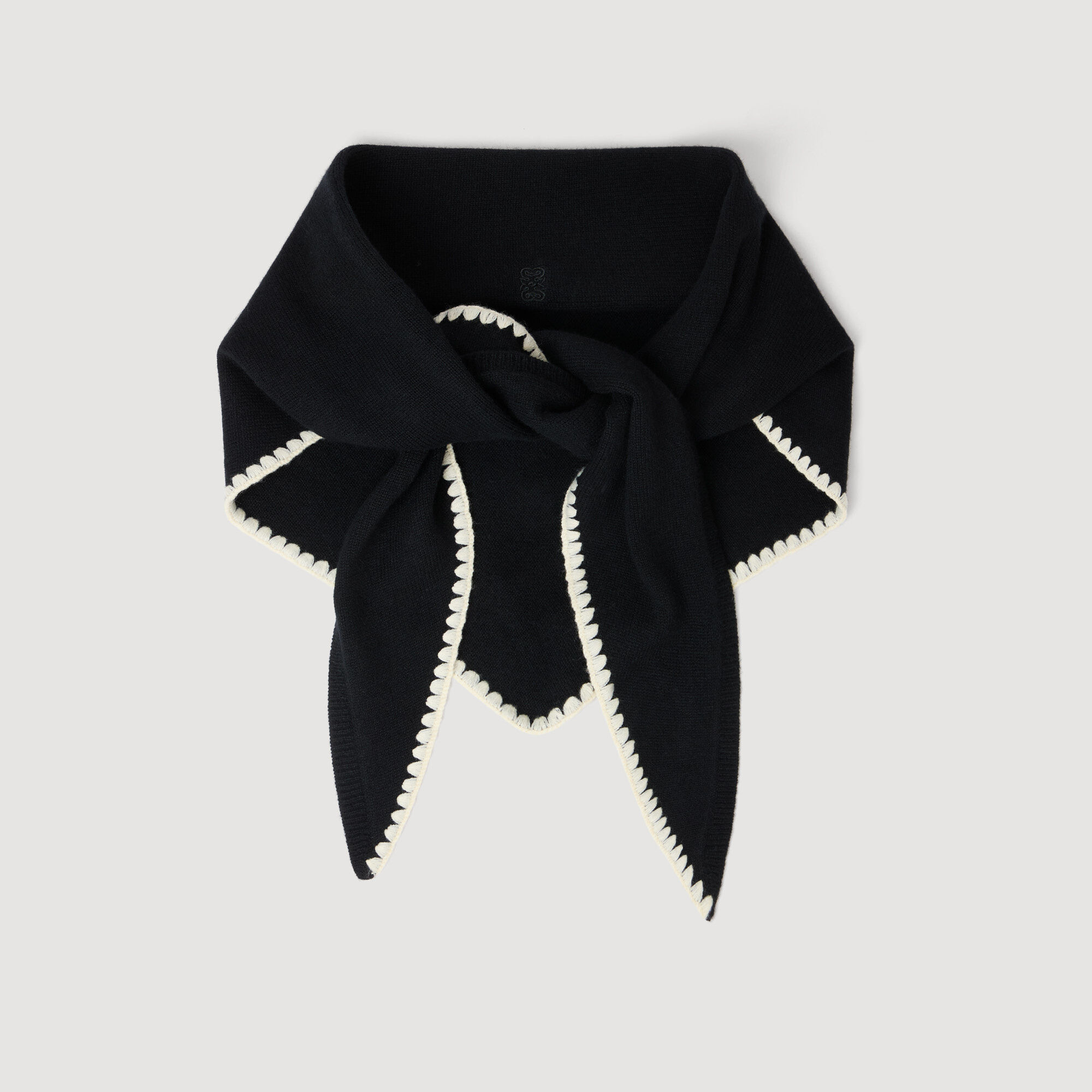 Ribbed wool scarf Ribbed wool scarf