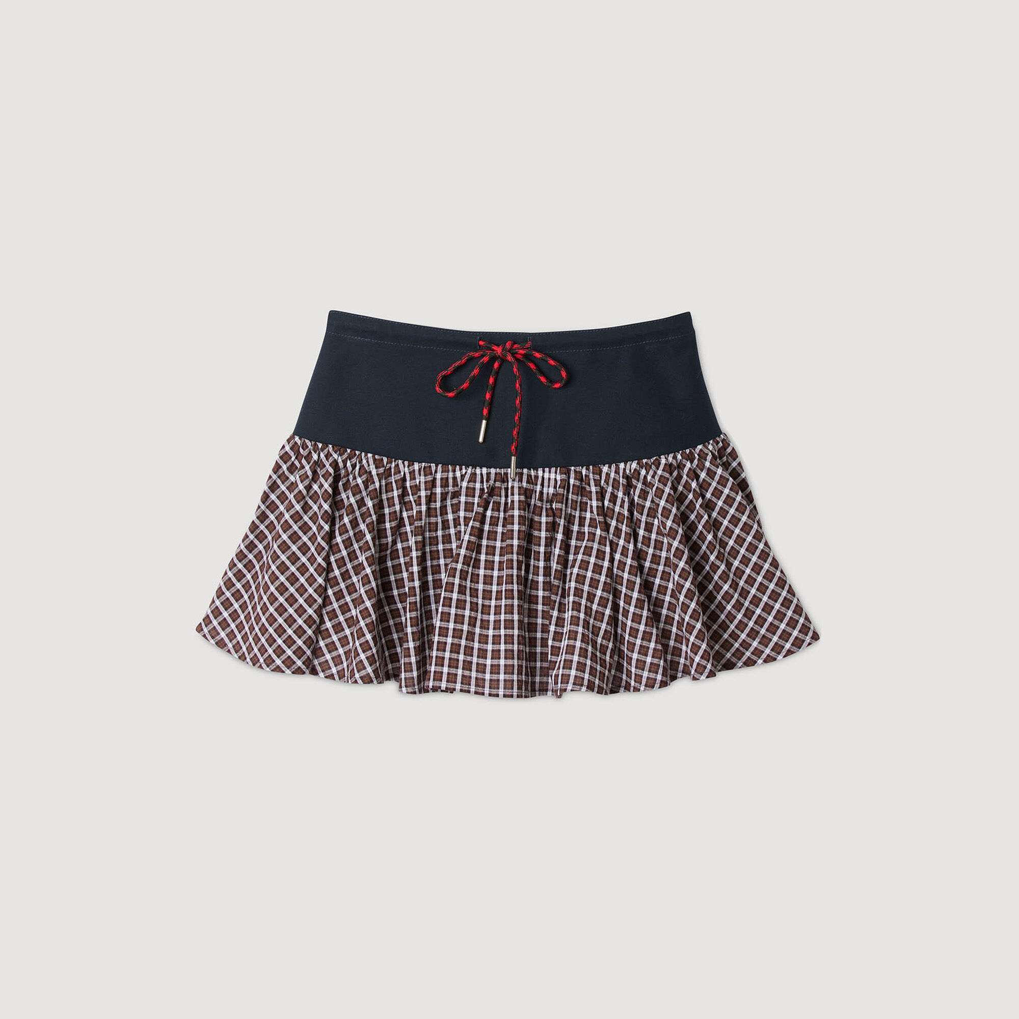Karierter Skort