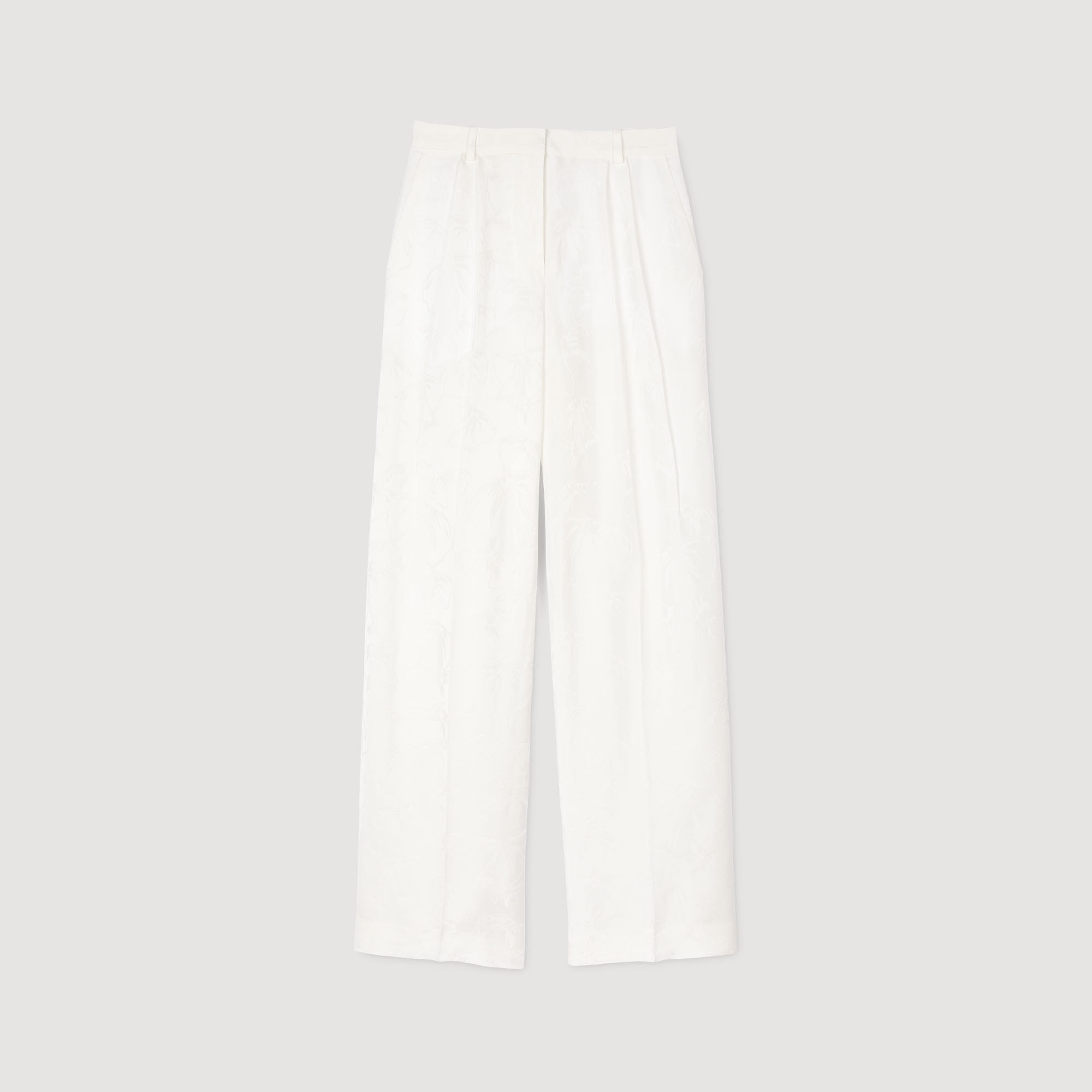 Hose mit Jacquard-Bloem
