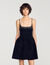 Robe courte en velours &agrave; strass - Femme | Sandro