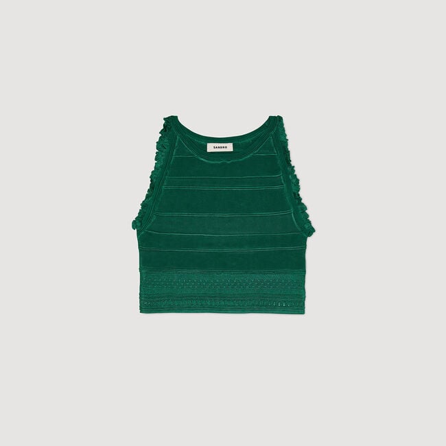 Ärmelloser Pullover
