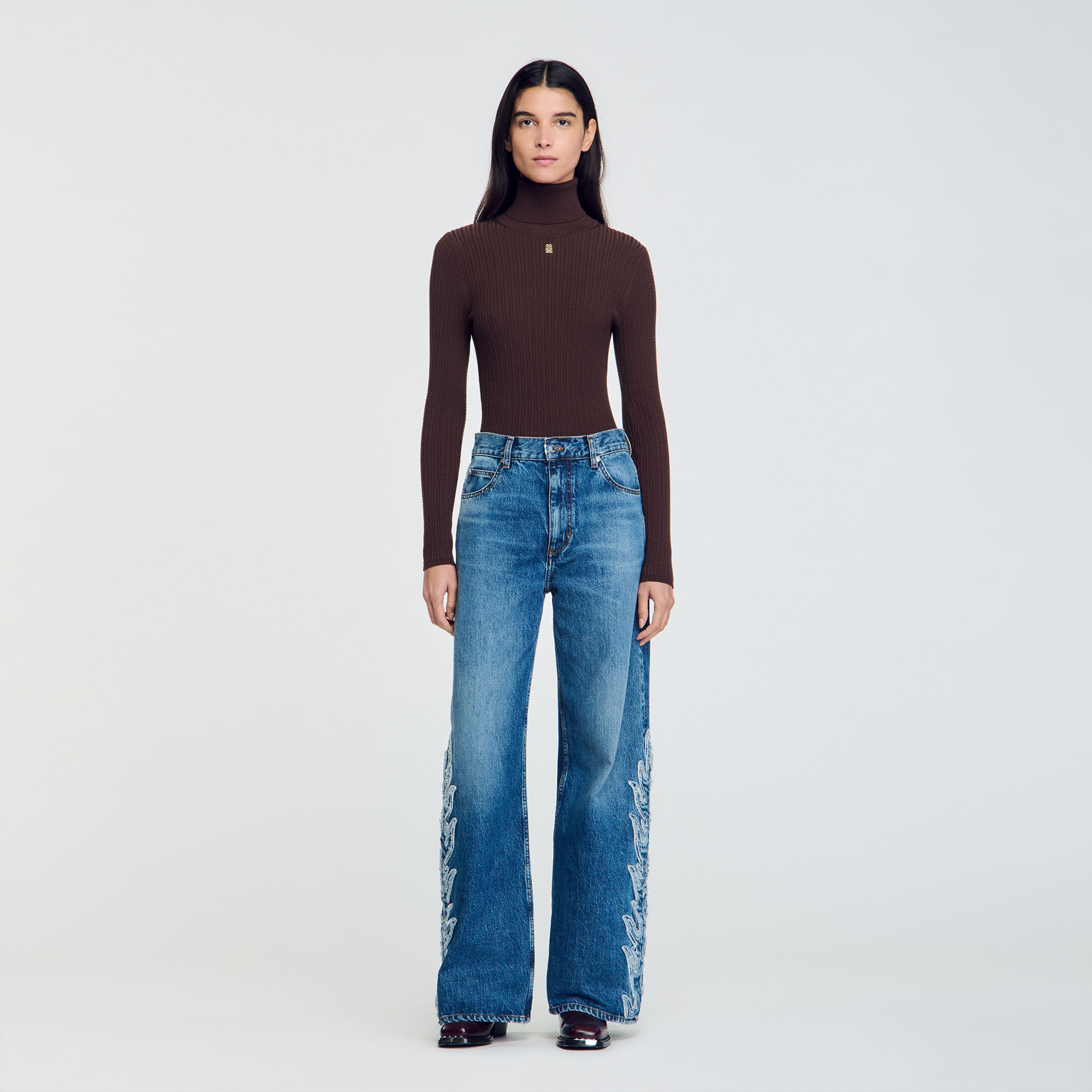 Flared Jeans Flammen