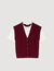 Pull bicolore en laine et cachemire 