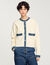 Cardigan mit Denim-Details