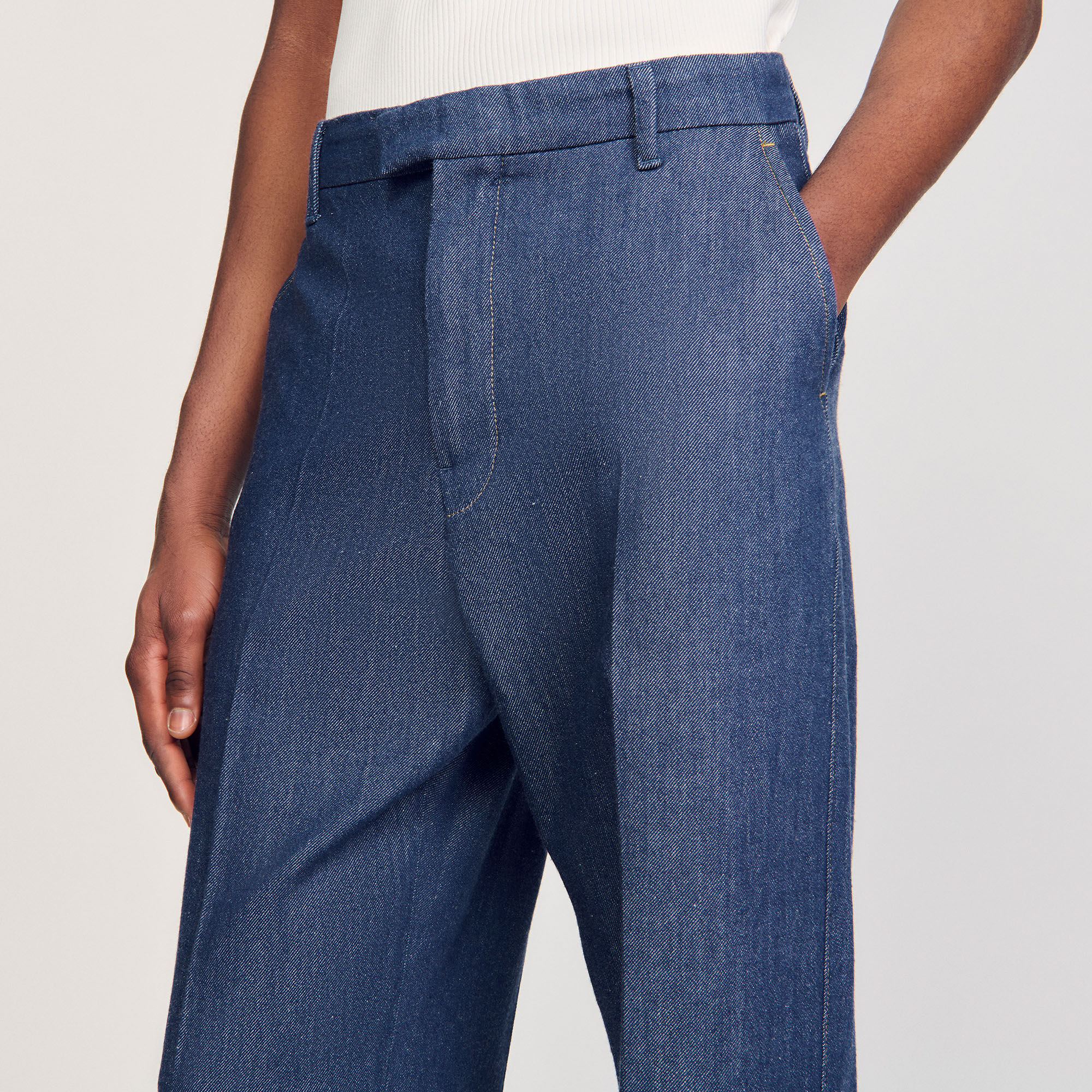 Chambray trousers
