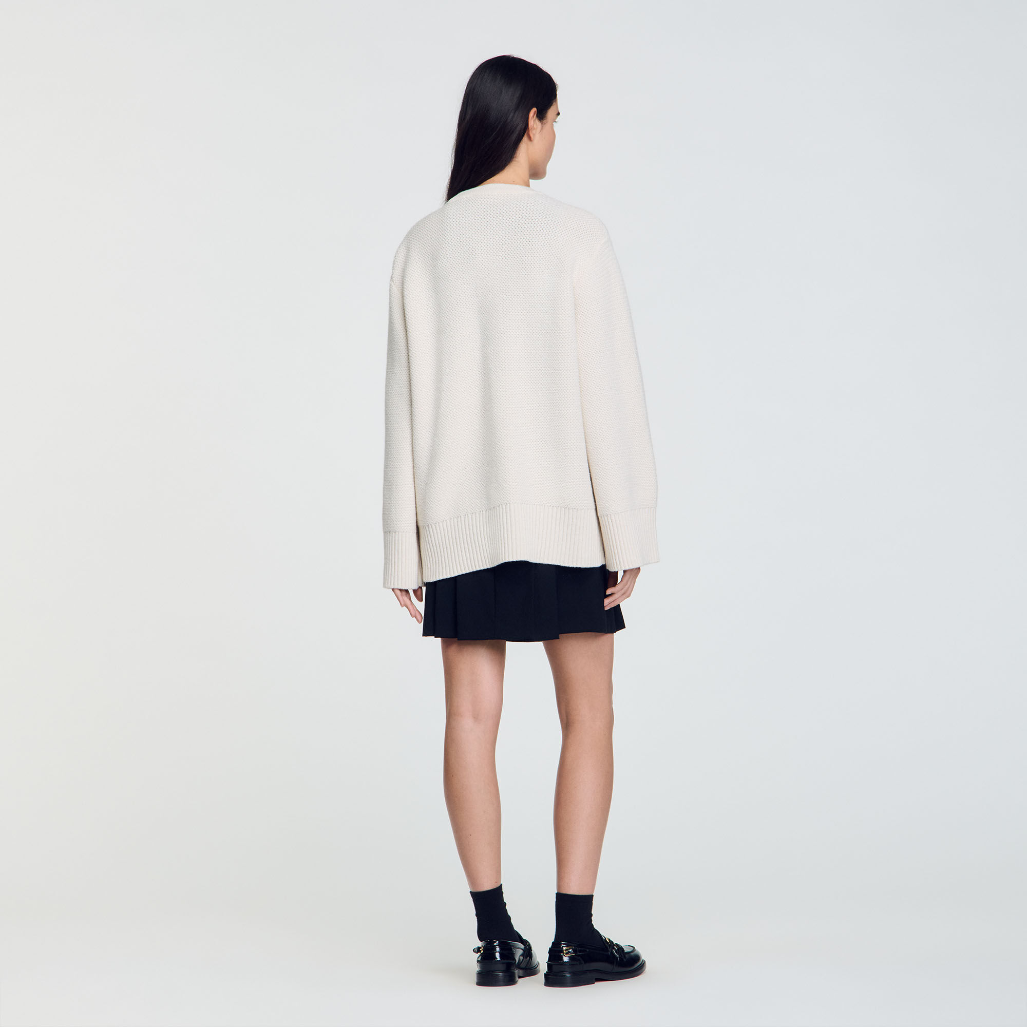 Cardigan long en laine