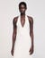 Robe longue en maille
