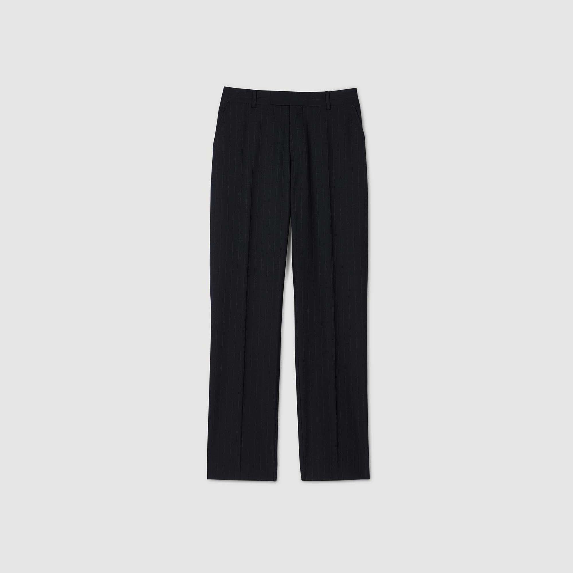 Box pleat trousers